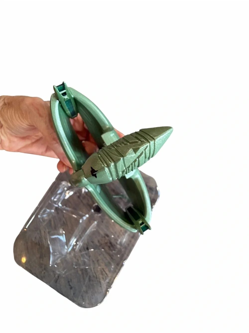 1995 Hallmark Star Trek Romulan Warbird Magic Light Ornament TNG Box